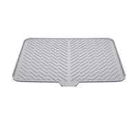 Tapete de secado de platos, tapete escurridor de platos, tapete de silicona para escurrir, resistente al calor, almohadilla higiénica de secado rápido para utensilios de cocina, encimera
