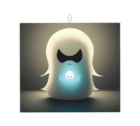 Tapete de secado para cocina con impresión ligera de AKGFFDS Little Ghost ultra absorbente, reversible y elegante tapete de encimera de cocina