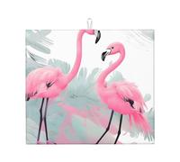 Tapete de secado para cocina YTUOPWE Flamingo Picture Ultra absorbente, reversible y elegante tapete de encimera de cocina