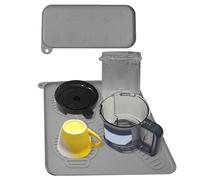 Tapete de silicona para bar de café, tapete antideslizante para estación de café para cocina, almohadilla multifuncional para secar platos, suministros para hacer helados para negocios, hotel