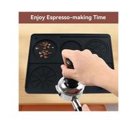 Tapete de Silicona para Espresso, Almohadilla Antideslizante, Cojín para Café, Accesorios para el Hogar, Tapete para Estación de Apisonamiento para