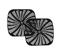 Tapete De Silicona Para Freidora De Aire - Reutilizable Antiadherente Juego De 2 Piezas, Compatible Con Ninja AG301 Foodi 8.5 Pulgadas | Cocina Hogar