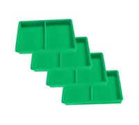 Tapete de silicona para hornear Harvest Right para bandejas de liofilización, forro de horno no reutilizable, resistente al calor hasta 249 °C, accesorio de cocina verde (4 verde hierba)