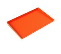 Tapete de Silicona para Razor 2-Burner Griddle Plancha BBQ, Alfombrilla Antiadherente para Parrilla, Forro Naranja para Grill