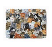 Tapete de suelo ""Caroline's Treasures Cats Galore"" de 48 x 68 cm, multicolor
