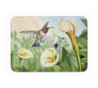 Tapete de suelo ""Lily and the Hummingbirds"", ""Los tesoros de Caroline"", 48 x 68 cm, multicolor