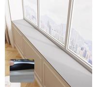 Tapete de tierra de diatomeas gris claro, antideslizante, protector de alféizar de ventana para interiores para perros y gatos, a prueba de polvo, tamaño personalizable (150 x 10 cm)