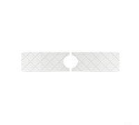 Tapete de tierra de diatomeas para fregadero | Bandeja de secado rápido para grifo de cocina y baño | Almohadilla absorbente para organización de encimera | Diseño moderno malista en miniatura (blanco