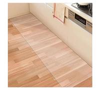 Tapete de vinilo transparente para silla de oficina, protector de alfombra transparente, antideslizante y fácil de limpiar, 2/2.6/3.3/3.9/4.6/5 pies de ancho (80 x 700 cm)