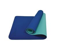 Tapete de yoga - FITNESS - SCHILDKRÖT - 180 x 61 cm - 4 mm - Bolsa incluida - Verde / Azul