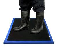 Tapete desinfectante para zapatos, tapete desinfectante para el hogar, hotel, restaurante, hospital, tapete raspador de suela limpia para una desinfección eficaz de las suelas de zapatos