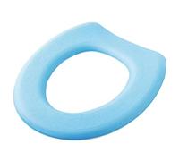 Tapete elástico suave - Gancho y bucle, protector resistente no absorbente, protector de tapa fácil de limpiar, suministro de viaje portátil | Decoración estética duradera gris azul para inodoros