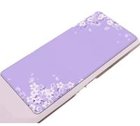 Tapete Escritorio Alfombrilla de escritorio con flores de color morado, lila, lavanda, cerezo y sakura en tonos pastel(Color-1,300x700x3mm)