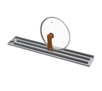 Tapete estrecho para platos - Tapete de secado de platos de silicona de 3.15 pulgadas, almohadilla de drenaje antideslizante que ahorra espacio | Tapetes escurridores de platos | Diseño de rejilla de