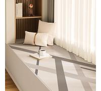 Tapete grande antideslizante de cuero para ventana de bahía, absorbente, a prueba de polvo, protector de arañazos para gatos, almohadilla de asiento (estilo B, 300 x 50 cm)