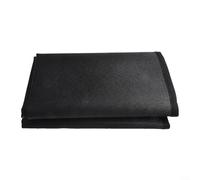 Tapete ignífugo para chimenea, 102 x 50 cm, antideslizante, fácil de limpiar, con capa de protección para estufa de leña, alfombra, piso, terraza, garaje, patio, parrilla, ignífugo, color negro