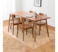 Tapete impermeable de PVC transparente, duradero, antideslizante, protector para suelos duros, hogar y cocina, tapete de arena para mascotas, 130 x 300 cm, tapete transparente para silla de oficina o