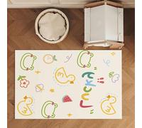 Tapete impermeable para interiores de diseño único, antideslizante, antiincrustante, con respaldo de goma, tapete para gatear para niños, mascotas, gatos (estilo 1,60 x 90 cm)