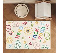 Tapete impermeable para interiores de diseño único, antideslizante, antiincrustante, con respaldo de goma, tapete para gatear para niños, mascotas, gatos (estilo 2,80 x 120 cm)