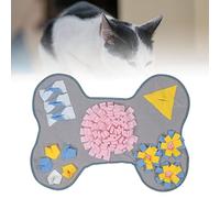 Tapete interactivo para perros para entrenamiento y enriquecimiento, tapete de forro polar portátil antideslizante para perros pequeños y grandes