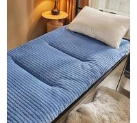 Tapete japonés plegable, colchón de futón grueso, cama plegable transpirable, súper suave, enrollable, aplicable a dormitorio, tienda de campaña/gues