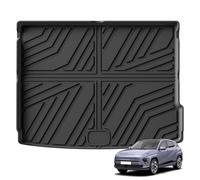Tapete Maletero para Hyundai para Kona Electric 2024 2025 TPE 3D Almohadilla Trasera Maletero Coche Estera Revestimiento Carga Todo Tipo Clima Negro
