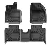 Tapete Maletero para Polestar 4 2023-2024, Revestimiento Maletero, TPE 3D, Impermeables para Todo Tipo Clima, Color Negro Alfombrillas Coche Alfombrilla Maletero(LHD 3piece)