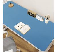 Tapete Mesa Escritorio Para Escribir 60x120cm 50x140cm, Tapete De Escritorio Ordenador Para Oficina/Hogar, Aislamiento Térmico Y Reducción De Ruido, Protección Ocular Con Luz Suave(Blue,60x100cm)