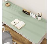Tapete Mesa Escritorio Para Escribir 60x120cm 50x140cm, Tapete De Escritorio Ordenador Para Oficina/Hogar, Aislamiento Térmico Y Reducción De Ruido, Protección Ocular Con Luz Suave(Green,50x140cm)