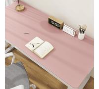 Tapete Mesa Escritorio Para Escribir 60x120cm 50x140cm, Tapete De Escritorio Ordenador Para Oficina/Hogar, Aislamiento Térmico Y Reducción De Ruido, Protección Ocular Con Luz Suave(Pink,50x80cm)