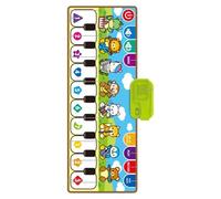 Tapete musical de piano - Alfombra musical de suelo, juego para niños | Tapiz electrónico de desarrollo para niños y niñas con efectos de instrumentos interactivos para jardín de infantes, viajes, Mon