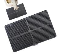 Tapete para atrapar para Gatos - Alfombra de para Gatitos para Interiores - Tapete Plegable Extra Grande Impermeable para Gatitos Suministros para el Suelo de la alimentación del Gato en