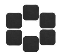 Tapete para cinta de correr para suelos de madera dura, 6 piezas que absorbe los golpes, reducción de ruido, almohadilla de suelo para cinta de correr, tapete para bicicleta de ejercicio, máquina de