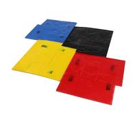 Tapete para Estampar concreto de 24x24 Pulgadas, Juego de 4 tapetes Reutilizables con Textura de Piedra para Patio, Entrada de vehículos y acera, Almohadilla de Estampado de PU Gruesa con su