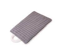 Tapete para jaula de perro con asa de transporte, color gris | Relleno de algodón, almohadilla suave para perrera
