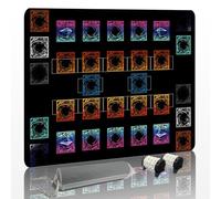 Tapete para jugar Yugioh de Extalas, para 2 jugadores, con contadores gratis*2 y bolsa de almacenamiento, zonas de duelo de campo de reglas maestras, tapete grande para juego de cartas, diseños de