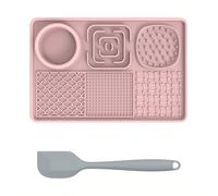 Tapete para lamer perros, 3 en 1 de alta calidad, tapete de alimentación lenta para perros, tapete de alimentación de silicona para mantequilla de maní, yogur, almohadilla para lamer para cachorros