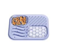 Tapete para lamer perros, 7.87 x 5.91 x 0.39 pulgadas, alimentador lento de silicona con , enriquecimiento de entrenamiento para cachorros, dispensador de golosinas para gatos, almohadilla de
