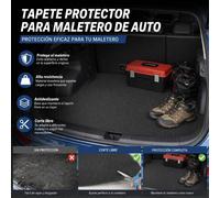 Tapete para maletero de coche | Protector de maletero | Resistente al y antideslizante | Fácil de limpiar | | Duradero | los modelos de coche | Protector de maletero | 120×90×0.3CM