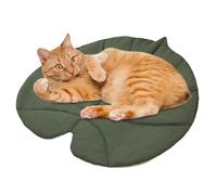 Tapete para perro, colchón cálido en forma de hojas, protector suave y lavable para una fácil limpieza, superficies acolchadas acogedoras para mayor comodidad de las mascotas, ideal para paseos en