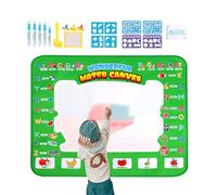 Tapete para pintar y escribir para niños, tablero de dibujo reutilizable grande, diversión educativa interactiva, superficie para colorear que admite bolígrafos de agua | Juguete creativo ideal para n