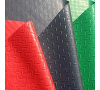 Tapete para Piso de Garaje, Alfombrillas de Aceite for Garaje Debajo del Coche, Rollo de Suelo de PVC Antideslizante e Impermeable con Placa de Diamante for Remolque, Porche