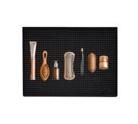 Tapete para podadoras de peluquero, Tapete para servicio de peluquería | Almohadillas flexibles antideslizantes, Protector de mostrador para herramienta de peinado, tijeras de peluquería, cortauñas de