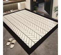 Tapete Para Puerta 47.2"x70.8", Alfombra Lavable Antideslizante Para Sala De Estar, Felpudo Retro De Entrada, Resistente A Las Manchas Y A Suciedad, Alfombrillas De Pelo Corto Y Que No Suelta Pelusa