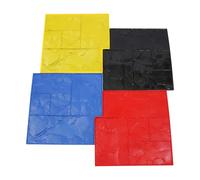 Tapete para Repujado de hormigón, Molde de Repujado de Pared de 22,2 x 12 Pulgadas, Molde de PU sin Costuras con Textura de Piedra Realista, Adecuado para entradas de vehículos Exteriores, a
