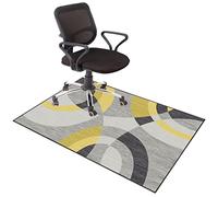 Tapete para silla de escritorio para suelos de madera dura, protector de suelo antideslizante para sillas de oficina y juegos, tapete antideslizante transparente para sillas rodantes