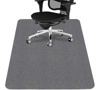Tapete para silla de oficina con ruedas para suelos de madera dura y azulejos, tapete protector antideslizante para debajo del escritorio, tapete rectangular de 90 x 150 cm para sillas de videojuegos