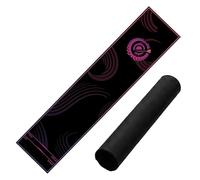 Tapete para tablero de dardos para suelo, antideslizante, portátil, con línea de lanzamiento, terciopelo de , tapete protector para dardos, para centro recreativo, club deportivo, oficina, sala