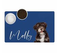 Tapete personalizado para comida para perros y gatos con foto, tapetes personalizados para alimentos para mascotas, antideslizante, impermeable, tapete para cuenco de perro y gato, regalos para
