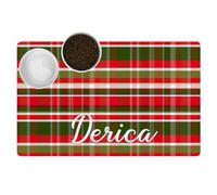 Tapete personalizado para comida para perros y gatos con nombre, tapete individual personalizado para mascotas, antideslizante, impermeable, para cuenco de perro y gato, para mascotas